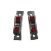80/88 roldana dupla plana ajustável para portas e janelas de plástico aço roda dupla plana polia de porta de correr