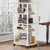 Soporte para impresora, soporte para torre de computadora de casa, estante móvil de piso para oficina, gabinete de almacenamiento de archivos