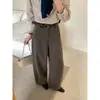 Pantalones retro MelardGoming de cintura alta, sueltos, pierna curva, pantalones largos, envío directo disponible, pantalones casuales de otoño AN633