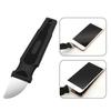 Cuchillo de palanca de material de acero inoxidable mango de plástico negro raspador aplicable para desmontaje de teléfono móvil herramienta de máquina de palanca de reparación y desmontaje de teléfono móvil