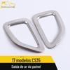 Adequado para 17 CS35 painel de saída de ar anel brilhante CS35 controle central ar condicionado ar condicionado saída de ar decorativo moldura patch