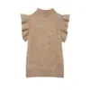 Para Comercio Exterior Transfronterizo Europeo y Americano Ropa de Mujer Aliexpress Más Vendido Verano Elegante Versátil Lana Capas Decorativas Chaleco
