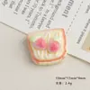 Accesorios de Resina DIY de Dibujos Animados Joyería Pastel de Fresa Crema Dulce Pegamento Pasador Funda para Teléfono Hebilla de Zapato Llavero Colgante con