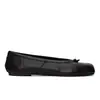 Versión Personalizada de Alta Gama de Guangzhou ~ Zapatos Nuevos de Estilo Plisado con Punta Dividida para Mujer, Piel de Oveja Genuina Planos de Ballet Boca Baja Pezuña de Cerdo Zapatos Individuales