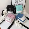 [Los Nuevos Usuarios Obtienen un Descuento Instantáneo de 5 Yuanes] Bolso Pequeño de Lona Versátil Estilo Japonés Nuevo Estilo 2025 Pequeño Fresco Chica Suave Estudiante Dibujos Animados