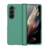 Estuche rígido de color sólido con bisagra plegable de tres piezas y tacto suave para Samsung Z Flip6, Z Fold5