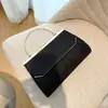 Bolso de Mano con Textura Plegado Brillante Elegante para la Cena Bolso de Mano Pequeño para Banquetes Bolso Cruzado Pequeño Bolso de Vestido KTV Bolso de Princesa