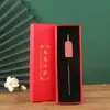 El Futuro es Prometedor Marcador Metálico Creativo Futuro Brillante Lista Dorada Marcador para Estudiante Estilo Chino Regalo Conmemorativo