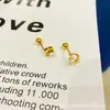 Não. Brincos de tarraxa com pérolas e elos 2024 novos brincos de moda piercing de orelha parafuso pregos de osso da orelha para mulheres