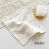 Toalha para Bebê Recém-Nascido Classe a Gaze de Quatro Camadas Babador de Saliva para Bebê Toalha Quadrada Pequena Fofa Absorvente para Crianças Macia