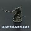 Cobre Blanco Arthur Soldado Rey Modelo Legendario Shogun Samurai Juguete Regalo Personalidad de Hombres Juego de Mesa Pieza de Ajedrez Adornos Auricular