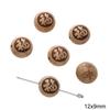 Cuentas Decorativas de Calabaza Estilo Chino para la Buena Suerte, Cuentas de Madera, Pulseras de Amistad Hechas a Mano para DIY, Colgantes, Materiales y Accesorios para Cadena de Teléfono