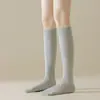 Calcetines de Algodón para Mujer Otoño e Invierno para Adelgazar la Pantorrilla con Micro-Presión, Moldeado Ligero, No Aprietan, Tubo Largo