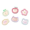 Accesorios de Resina para Manualidades de Dibujos Animados, Botones de Expresión, Pinzas para el Cabello de Pegamento Cremoso, Decoraciones para Fundas de Teléfono, Hebillas de Zapatos, Colgantes para Llaveros