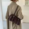 Bolso de mano único estilo vintage, bolso bowling, bolso baguette para el día a día, bolso Boston, bolso versátil de alta gama para hombro y axila