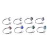 Argola de lábio garra de dragão ferradura anel C cone pontudo design de argola de nariz senso de design nicho prego de lábio prego de osso da orelha titânio doce aço joia de piercing