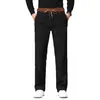 Nueva colección de invierno: Pantalones de pana estilo europeo, corte recto holgado, bordado de moda estilo chino, pantalones largos cálidos, ropa casual para papás