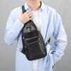 NIUCUNZH Bolsa de Pecho para Hombre de Cuero Genuino Bolso Cruzado Bolso de Hombro Deportivo Casual para Hombre Bolsa de Pecho de Piel de Vaca Transfronteriza Venta al por Mayor