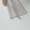 Fabricante fornece ao supermercado tiras de preço externas, etiquetas de preço de produtos, etiquetas de preço de plástico, tiras transparentes para prateleira