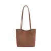 Primavera de 2026 Novas Bolsas de Tecido Série de Cores Maillard Bolsas de Ombro Bolsas Tote Bolsas de Axila Simples Fashionáveis Tendência