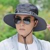 Sombrero de verano para hombre, antiultravioleta, protector solar, parasol, sombrero de lavabo, sombrero de pescador.