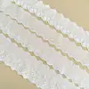 En Stock Algodón Blanco Encaje Bordado Adorno de Encaje Algodón Puro Encaje DIY Hueco Accesorio de Ropa Estilo Pequeño Chanel