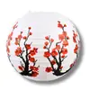 Set de Linternas Redondas de Papel Estilo Japonés de Flor de Cerezo y Flor de Ciruelo para Cumpleaños, Boda, Festival, Decoración de Habitación Infantil, Linternas de Papel Hechas a Mano