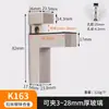Ventas Directas de Fábrica Clip de Vidrio Ajustable Tipo F Clip de Fijación de Partición de Aleación de Zinc Clip de Boca de Pez de Vidrio de Alta Capacidad de Carga