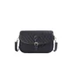Bolso de alta gama para mujer 2026 nuevo, color liso, color blocking de moda, bolso tipo baguette para debajo del brazo, versátil para ir al trabajo, bolso de hombro y cruzado