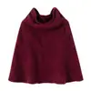 Xale de Caxemira Feminino Outono e Inverno Novo Xale Torcido Pulôver Lã Grossa Espessada Cor Lisa Tricotado Quente