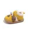 Zapatos Birkenstock para Bebé de Cachorro de Dibujos Animados Zapatos de Algodón para Niños con Forro Polar Nuevos de Invierno Zapatos Tipo Frijol para Niños Pequeños Zapatos para Niños Pequeños