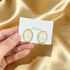 Brincos Assimétricos com Pino de Prata 925, Modernos e Versáteis, Brincos Simples e Únicos no Estilo Coreano, Brincos com Franjas da Moda para Mulheres