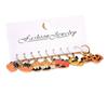 Aretes de Halloween Nuevo Set Combinado de Venta Caliente Aretes de Fantasma Diablo Calabaza Creativos Personalizados para Mujer Venta al por Mayor