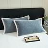 Funda de almohada de invierno estilo ins de forro polar de coral de leche un par de forros interiores de almohada de franela de cordero 48x 74cm individual