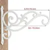 Suporte de Parede Decorativo de Ferro para Flores para Exterior Cesta Suspensa para Varanda Externa Sino de Vento Pendurado Pendurado Pendurado Suporte de Suspensão