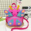 Linda Mochila Infantil de Mariposa, Bolso Escolar de Niña a la Moda Estilo Occidental, Mochila Versátil de Estilo Occidental de Aspecto Atractivo para Niña Anti-Pérdida