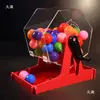 Máquina de Lotería Manual de Tambor Giratorio Caja de Lotería Máquina de Lotería Rueda de la Fortuna Tipo 50 Bola de 4 cm Producto Nuevo