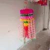 Venta al por mayor 1 metro linterna de papel ecológica festival Festival Qingming suministros funerarios manualidades de papel barrido de tumbas memorial linternas de colores
