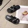 Sandalias Abiertas para Niñas Nuevo Estilo de Verano para Niños Mayores, Para Usar en Interiores y Exteriores, Estilo Romano de Lujo Ligero Sandalias de Playa para Padres e Hijos