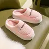 Pantuflas de algodón con lunares para mujer, para el hogar, otoño e invierno, cálidas para interiores, zapatillas de pareja, zapatillas de invierno para hombre, fabricante