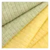 Tejido de Algodón Colorido 4*3 Canalé 210g Tejido Canalé Elástico de Rayón Camisa Base de Moda Tendencia Tejido Canalé