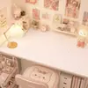 Alfombrilla de escritorio de dibujos animados, diseño lindo, adecuada para niños, niñas y estudiantes, una almohadilla de escritorio especial para escribir, impermeable y fácil de limpiar, protege la superficie del escritorio