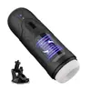 Masturbador eléctrico masculino telescópico giratorio totalmente automático transfronterizo, juguete sexual vibratorio para adultos, disponible para dropshipping