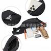 Bolso bandolera para teléfono móvil de fábrica bolso de cintura pequeño moderno bolso de hombro casual con estampado bolso cruzado de mensajero para exteriores bolso de pecho negro venta al por mayor
