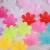 Base de Flor com Pétalas Seis, Flor de Contas, Pulseira, Colar, Contas Soltas, Grampo de Cabelo Flor de Seis Folhas DIY, Acessórios de Joias