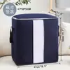 Caja de Almacenamiento para Colchas Amazon Transfronteriza Ventana Transparente Bolsa para Organizar Ropa Bolsa para Empacar al Mudarse Bolsa de Almacenamiento para Colchas del Hogar