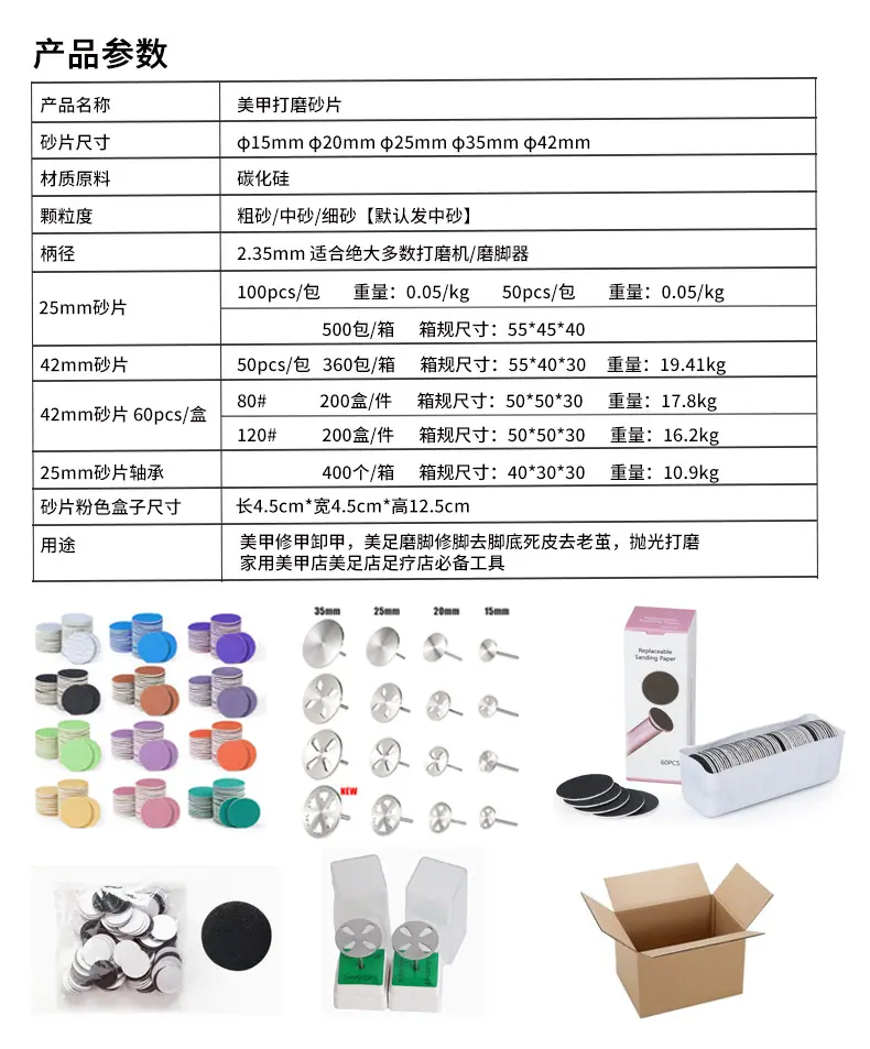 砂片 件重尺参数