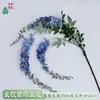 Venta al por mayor transfronteriza: Arreglos florales realistas de glicinia extralargos de 170 cm, con hojas grandes y colgantes, perfectos para escaparates de floristerías y paisajismo decorativo.