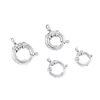Hebilla de Resorte para Volante de Acero Inoxidable Hebilla de Conexión que No se Desvanece Hebilla de Marinero de Acero de Titanio Accesorios para Joyería DIY Collar Pulsera
