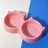 Doble tazón para mascotas para beber y comer, tazón para mascotas todo en uno con diseño lindo, tazón para gatos, tazón para perros, accesorios para mascotas